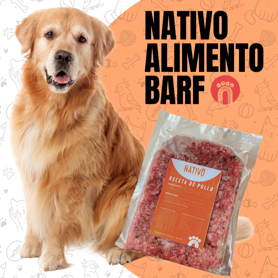 PACK 5Kg RECETA BALANCEADA POLLO PARA PERROS NATIVO
