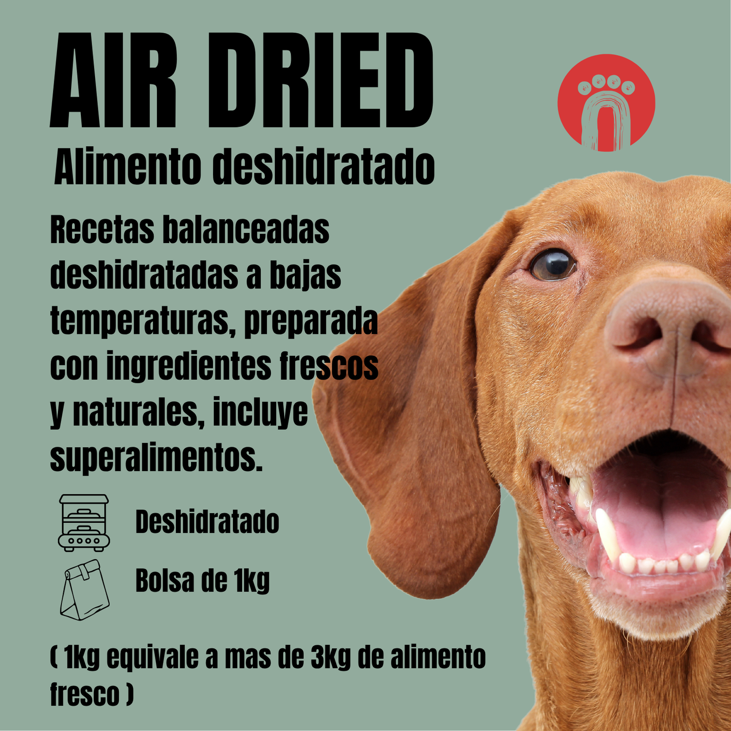 Recetas balanceadas AIR DRIED (deshidratadas) "pronto a pedido"