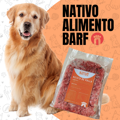 PACK 5Kg RECETA BALANCEADA POLLO PARA PERROS NATIVO