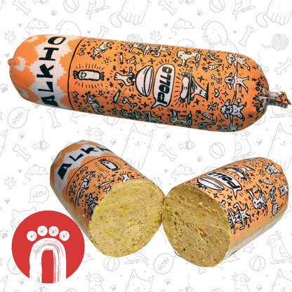 PACK 3,6kg  RECETA COCIDA POLLO PERROS ALKHO