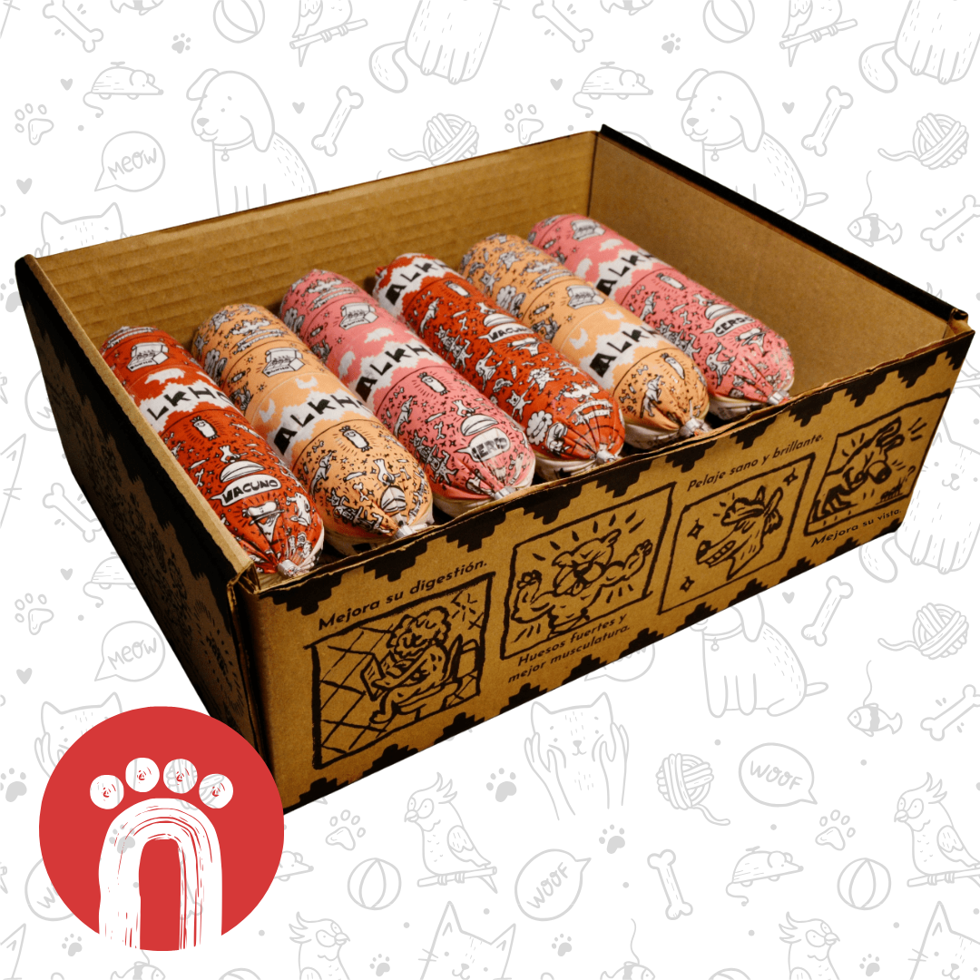 PACK 3,6kg  RECETA COCIDA CERDO PERROS ALKHO