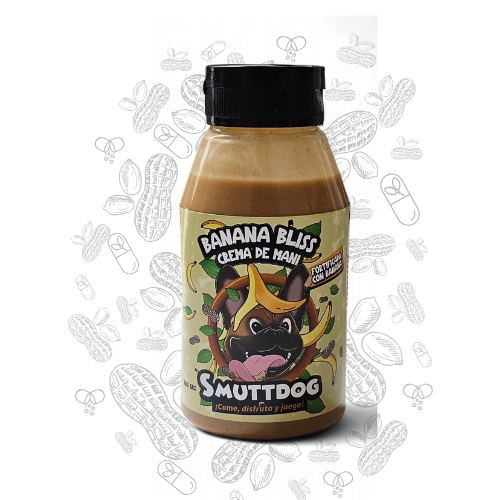 CREMA DE MANÌ Smuttdog con platano para perros (Banana Bliss)